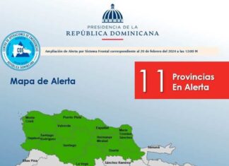 COE emite alerta verde para 11 provincias por lluvias